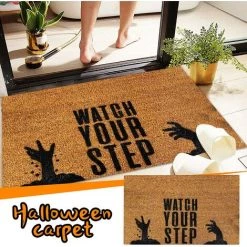 Fei Yu Tapis De Porte D'Halloween Cartoon Tapis De Sol Couloir Tapis De Pied De Cuisine Doux Antidérapant