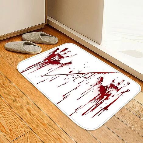 Fei Yu Halloween Scary Bloodstained Door Carpet Tapis De Porte De Salle De Bain Tapis De Sol 40x60cm 2 Fei Yu Halloween Scary Bloodstained Door Carpet Tapis De Porte De Salle De Bain Tapis De Sol 40x60cm – Image 2