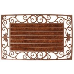 Paillasson Fonte Coco 74 X 46 Cm. Brun. Marque : Esschert Design. Réf. : LH59 - Brun