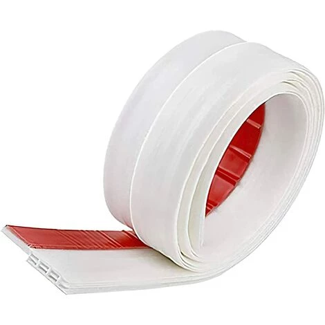 STARLIGHT Porte Bas Joint Strip Bas De Porte Adhési, SL.GT 100 X 5cm Souple Silicone Isolant Phonique Thermique Bande D'étanchéité Anti Bruit Poussière Stop à L'air Froid Anti Souris Insectes (Blanc) 3 STARLIGHT Porte Bas Joint Strip Bas De Porte Adhési, SL.GT 100 X 5cm Souple Silicone Isolant Phonique Thermique Bande D'étanchéité Anti Bruit Poussière Stop à L'air Froid Anti Souris Insectes (Blanc) – Image 3