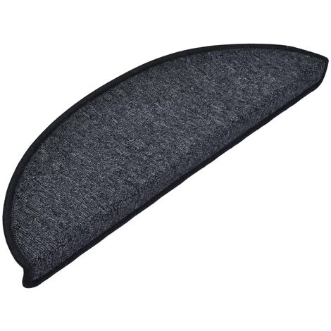 VidaXL Tapis D'escalier 5 Pcs 56x20 Cm Anthracite - Anthracite 3 VidaXL Tapis D'escalier 5 Pcs 56x20 Cm Anthracite - Anthracite – Image 3