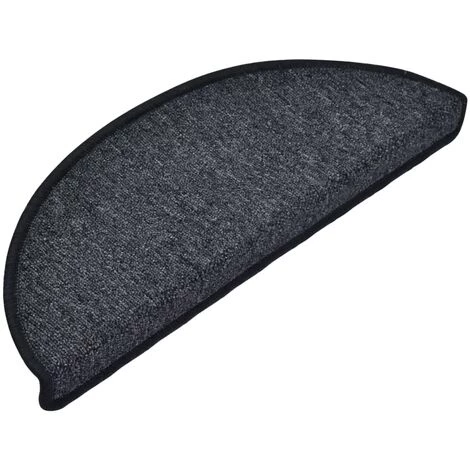 VidaXL Tapis D'escalier 5 Pcs 65x28 Cm Anthracite - Anthracite 3 VidaXL Tapis D'escalier 5 Pcs 65x28 Cm Anthracite - Anthracite – Image 3