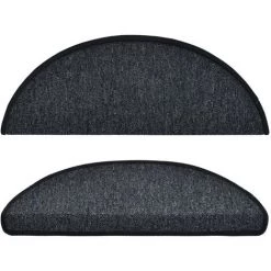 VidaXL Tapis D'escalier 5 Pcs 65x28 Cm Anthracite - Anthracite 8 VidaXL Tapis D'escalier 5 Pcs 65x28 Cm Anthracite - Anthracite -Tapis et paillasson Soldes 59743430 4