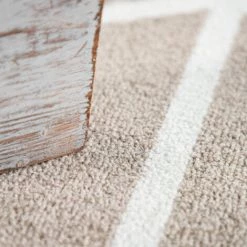 Paco Home Tapis De Salon Poils Ras Style Scandinave Losanges Moderne Beige Blanc 160x220 Cm -Tapis et paillasson Soldes 59764905 3