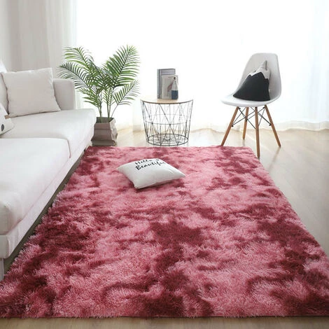 MINKUROW Tapis Moelleux Au Sol Fausse Fourrure Moelleux Tapis Gradient Décoratif Tapis De Sol Pour Chambre Salon Salle À Manger (Rose-Mauve, 80×160cm) 1 MINKUROW Tapis Moelleux Au Sol Fausse Fourrure Moelleux Tapis Gradient Décoratif Tapis De Sol Pour Chambre Salon Salle À Manger (Rose-Mauve, 80×160cm)