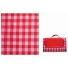 IRISFR Couverture Tapis De Pique-Nique, Imperméable Résistant à L'humidité Grand Format Pliable Pour Camping Voyage Plage Jardin Nappe (Pliable En Sac) -Rouge，150*100cm,Lilaris
