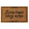 FALSE Paillasson Extérieur Rectangle "Bienvenue Chez Nous" 75 X 45 X 1.5 Cm - SILUMEN