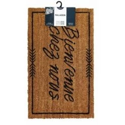 FALSE Paillasson Extérieur Rectangle "Bienvenue Chez Nous" 75 X 45 X 1.5 Cm - SILUMEN -Tapis et paillasson Soldes 59815241 4