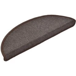 VidaXL Tapis D'escalier 10 Pcs 65x28 Cm Marron Café - Brun -Tapis et paillasson Soldes 59817859 3