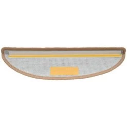 VidaXL Tapis D'escalier 5 Pcs 56x20 Cm Beige - Beige 9 VidaXL Tapis D'escalier 5 Pcs 56x20 Cm Beige - Beige -Tapis et paillasson Soldes 59906351 5