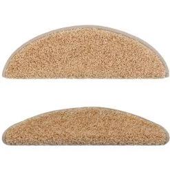 VidaXL Tapis D'escalier 5 Pcs 56x20 Cm Crème - Crème 8 VidaXL Tapis D'escalier 5 Pcs 56x20 Cm Crème - Crème -Tapis et paillasson Soldes 59906362 4