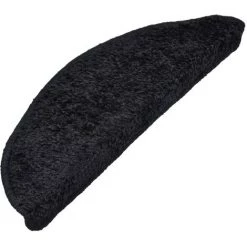 VidaXL Tapis D'escalier 5 Pcs 65x25 Cm Noir - Noir -Tapis et paillasson Soldes 59906376 3