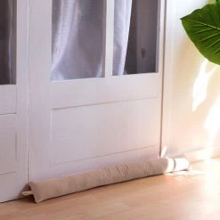 HOMEMAISON Boudin De Porte Uni Naturel 8 X 80 Cm - Naturel 5 HOMEMAISON Boudin De Porte Uni Naturel 8 X 80 Cm - Naturel -Tapis et paillasson Soldes 59937413 3