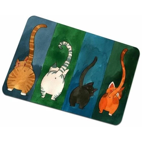 Tapis De Porte Avant Extérieur Modèle De Chat De Paillasson De Mince Pour La Maison PAILLASSON - DECROTTOIR,1 Pc, 40*60cm FUIENKO 2 Tapis De Porte Avant Extérieur Modèle De Chat De Paillasson De Mince Pour La Maison PAILLASSON - DECROTTOIR,1 Pc, 40*60cm FUIENKO – Image 2