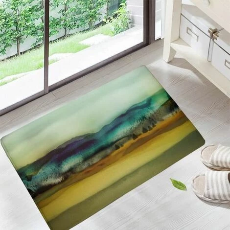 Tapis De Bain,Paillasson Antidérapant Pour Porte D'entrée, Paillasson De Sol Pour Salon, Balcon, Chambre à,400MMx600MM FUIENKO 2 Tapis De Bain,Paillasson Antidérapant Pour Porte D'entrée, Paillasson De Sol Pour Salon, Balcon, Chambre à,400MMx600MM FUIENKO – Image 2