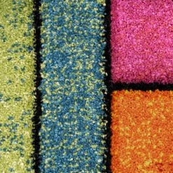 Paco Home Tapis Design à Carreaux Contour Trendy Multicolore L'Oeil Vert Bleu Orange Rose 60x110 Cm 7 Paco Home Tapis Design à Carreaux Contour Trendy Multicolore L'Oeil Vert Bleu Orange Rose 60x110 Cm -Tapis et paillasson Soldes 59999722 3