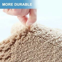 DENUOTOP Paillasson Tapis De Bain, Tapis De Salle De Bain 50X80cm Tapis De Bain Tapis De Bain Antidérapants Beige, Textile Doux Et Moelleux, Matériau TPR Lavable Sur Le Dessous 7 DENUOTOP Paillasson Tapis De Bain, Tapis De Salle De Bain 50X80cm Tapis De Bain Tapis De Bain Antidérapants Beige, Textile Doux Et Moelleux, Matériau TPR Lavable Sur Le Dessous -Tapis et paillasson Soldes 60007988 3