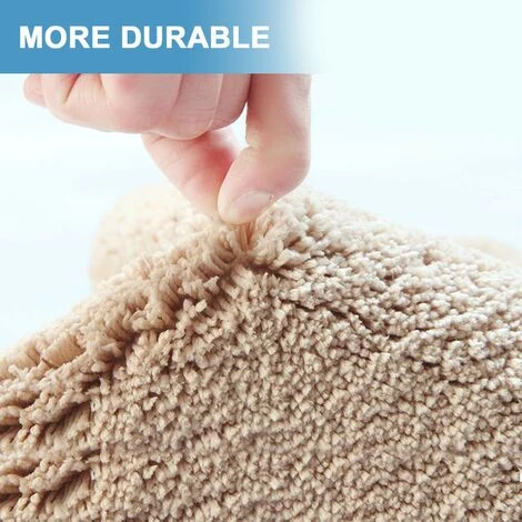 DENUOTOP Paillasson Tapis De Bain, Tapis De Salle De Bain 50X80cm Tapis De Bain Tapis De Bain Antidérapants Beige, Textile Doux Et Moelleux, Matériau TPR Lavable Sur Le Dessous 3 DENUOTOP Paillasson Tapis De Bain, Tapis De Salle De Bain 50X80cm Tapis De Bain Tapis De Bain Antidérapants Beige, Textile Doux Et Moelleux, Matériau TPR Lavable Sur Le Dessous – Image 3