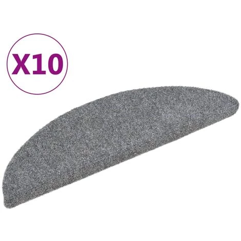 Topdeal Tapis Autoadhésifs De Marches 10 Pcs Gris Clair 56x17x3 Cm FF149681_FR 2 Topdeal Tapis Autoadhésifs De Marches 10 Pcs Gris Clair 56x17x3 Cm FF149681_FR – Image 2