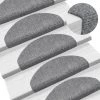 Topdeal Tapis Autoadhésifs De Marches 5 Pcs Gris Clair 65x21x4 Cm FF149704_FR