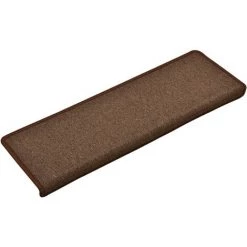VidaXL Tapis D'escalier 5 Pcs 65x25 Cm Marron - Brun 7 VidaXL Tapis D'escalier 5 Pcs 65x25 Cm Marron - Brun -Tapis et paillasson Soldes 60078670 3