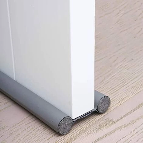 DENUOTOP Bas De Porte Double Isolation, Joint De Fond De Porte,Bas De Portes Isolant Froid, Isolation Thermique, Résistante Aux Insectes, Au Vent Et à La Poussière(Gris) 1 DENUOTOP Bas De Porte Double Isolation, Joint De Fond De Porte,Bas De Portes Isolant Froid, Isolation Thermique, Résistante Aux Insectes, Au Vent Et à La Poussière(Gris)