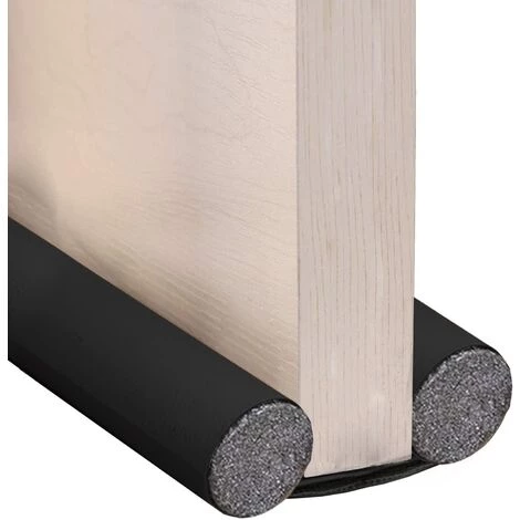 DENUOTOP Bas De Porte Double Isolation, Joint De Fond De Porte,Bas De Portes Isolant Froid, Isolation Thermique, Résistante Aux Insectes, Au Vent Et à La Poussière(Black) 2 DENUOTOP Bas De Porte Double Isolation, Joint De Fond De Porte,Bas De Portes Isolant Froid, Isolation Thermique, Résistante Aux Insectes, Au Vent Et à La Poussière(Black) – Image 2