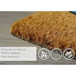 PESCE Tapis Entree Exterieur | Paillasson Exterieur, Fibre De Coco Avec Base Antidérapant En PVC, 40x60x1.5 Cm. Tapis Antiderapant Et Absorbant | Paillasson Original Welcome To My Empire -Tapis et paillasson Soldes 60169812 5