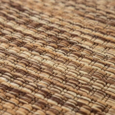 PESCE Tapis Pour Extérieur Tapis De Cuisine Balcon Terrasse Design Uni Moderne, Couleur:Café, Dimension:60x100 Cm 3 PESCE Tapis Pour Extérieur Tapis De Cuisine Balcon Terrasse Design Uni Moderne, Couleur:Café, Dimension:60x100 Cm – Image 3