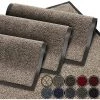 PESCE Tapis De Porte, Gris Beige 40x60 Cm | Tapis De Porte Extérieur, Imperméable, Lavable, Tapis Robuste Antidérapant, Retient La Poussière, Paillasson, Couloir, Entrée, Cuisine, Chambre