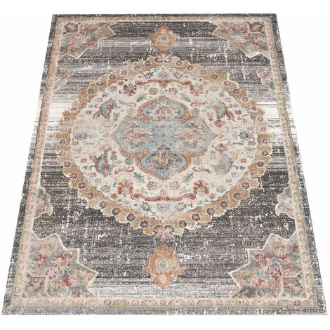 Paco Home Tapis Exterieur Terrasse Balcon Tapis Cuisine Motif Oriental Bordure Gris Beige 80x150 Cm 5 Paco Home Tapis Exterieur Terrasse Balcon Tapis Cuisine Motif Oriental Bordure Gris Beige 80x150 Cm – Image 5