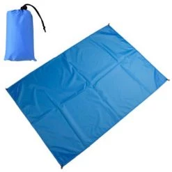 HIASDFLS Tapis De Pique-Nique Tapis De Sol Léger Et Imperméable Mini Tapis De Plage Pliant Camping En Plein Air Tapis Étanche À L'Humidité-Pour Le Camping, Les Voyages, La Randonnée, Les Festivals Et Les Sports Bleu 2*2.1