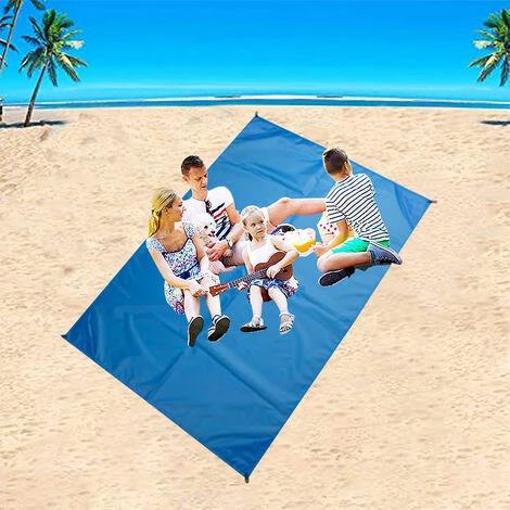 HIASDFLS Tapis De Pique-Nique Tapis De Sol Léger Et Imperméable Mini Tapis De Plage Pliant Camping En Plein Air Tapis Étanche À L'Humidité-Pour Le Camping, Les Voyages, La Randonnée, Les Festivals Et Les Sports Bleu 2*2.1 3 HIASDFLS Tapis De Pique-Nique Tapis De Sol Léger Et Imperméable Mini Tapis De Plage Pliant Camping En Plein Air Tapis Étanche À L'Humidité-Pour Le Camping, Les Voyages, La Randonnée, Les Festivals Et Les Sports Bleu 2*2.1 – Image 3