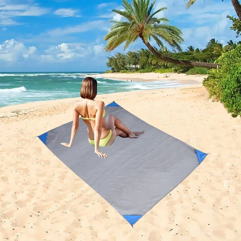 HIASDFLS Tapis De Camping En Plein Air Imperméable Et Pratique Tapis De Pique-Nique Pliable Tapis De Pelouse Résistant À L'Humidité Tapis De Plage À Carreaux En Polyester-Se Glisse Facilement Dans Un Petit Sac, Tapis De Plage Compact Lavable À Séchage Rapide Style 3 HIASDFLS Tapis De Camping En Plein Air Imperméable Et Pratique Tapis De Pique-Nique Pliable Tapis De Pelouse Résistant À L'Humidité Tapis De Plage À Carreaux En Polyester-Se Glisse Facilement Dans Un Petit Sac, Tapis De Plage Compact Lavable À Séchage Rapide Style – Image 3