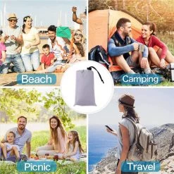 HIASDFLS Tapis De Pique-Nique Tapis De Sol Léger Et Imperméable Mini Tapis De Plage Pliant Camping En Plein Air Tapis Étanche À L'Humidité-Pour Le Camping, Les Voyages, La Randonnée, Les Festivals Et Les Sports Gris Clair 2*2.1 9 HIASDFLS Tapis De Pique-Nique Tapis De Sol Léger Et Imperméable Mini Tapis De Plage Pliant Camping En Plein Air Tapis Étanche À L'Humidité-Pour Le Camping, Les Voyages, La Randonnée, Les Festivals Et Les Sports Gris Clair 2*2.1 -Tapis et paillasson Soldes 60220198 5