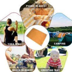 HIASDFLS Tapis De Camping En Plein Air Imperméable Et Pratique Tapis De Pique-Nique Pliable Tapis De Pelouse Résistant À L'Humidité Tapis De Plage À Carreaux En Polyester-Se Glisse Facilement Dans Un Petit Sac, Tapis De Plage Compact Lavable À Séchage Rapide Style 9 HIASDFLS Tapis De Camping En Plein Air Imperméable Et Pratique Tapis De Pique-Nique Pliable Tapis De Pelouse Résistant À L'Humidité Tapis De Plage À Carreaux En Polyester-Se Glisse Facilement Dans Un Petit Sac, Tapis De Plage Compact Lavable À Séchage Rapide Style -Tapis et paillasson Soldes 60220286 5