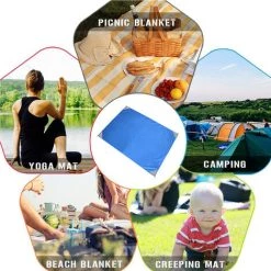 HIASDFLS Tapis De Camping En Plein Air Imperméable Et Pratique Tapis De Pique-Nique Pliable Tapis De Pelouse Résistant À L'Humidité Tapis De Plage À Carreaux En Polyester-Se Glisse Facilement Dans Un Petit Sac, Tapis De Plage Compact Lavable À Séchage Rapide Style 9 HIASDFLS Tapis De Camping En Plein Air Imperméable Et Pratique Tapis De Pique-Nique Pliable Tapis De Pelouse Résistant À L'Humidité Tapis De Plage À Carreaux En Polyester-Se Glisse Facilement Dans Un Petit Sac, Tapis De Plage Compact Lavable À Séchage Rapide Style -Tapis et paillasson Soldes 60220384 5