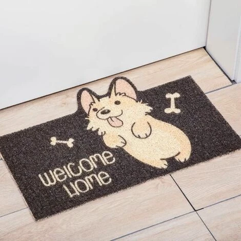 Bienvenue Dessin Animé Paillasson Porte'Entrée Super Absorbant Tapis De Sol Tapis Maison Salon Ent,09-40 Cm X 60 Cm FUIENKO 1 Bienvenue Dessin Animé Paillasson Porte'Entrée Super Absorbant Tapis De Sol Tapis Maison Salon Ent,09-40 Cm X 60 Cm FUIENKO