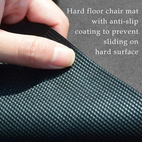 Tapis De Chaise De Bureau GTPLAYER Protège-Sol Pour Planchers En Bois Massif Et Carrelage De 120 X 90 Cm Transparent En Fibre Polyester Antidérapant Et Non-Courbe (Gris) 3 Tapis De Chaise De Bureau GTPLAYER Protège-Sol Pour Planchers En Bois Massif Et Carrelage De 120 X 90 Cm Transparent En Fibre Polyester Antidérapant Et Non-Courbe (Gris) – Image 3