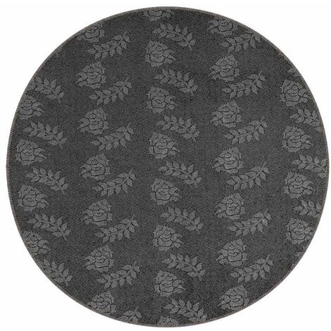 MERKMAK Tapis Style Contemporain 120 X 120 Cm Antiderapantes Hauteur De Fil 6 Mm Jaune 4 MERKMAK Tapis Style Contemporain 120 X 120 Cm Antiderapantes Hauteur De Fil 6 Mm Jaune – Image 4