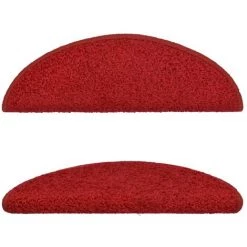 VidaXL Tapis D'escalier 10 Pcs 56x20 Cm Rouge - Rouge 8 VidaXL Tapis D'escalier 10 Pcs 56x20 Cm Rouge - Rouge -Tapis et paillasson Soldes 60468788 4