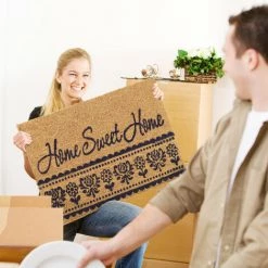 Relaxdays Paillasson, Fibres De Coco, Antiglisse, Résistant Aux Intempéries, 40x60 Cm, Intérieur/extérieur, Nature/noir 8 Relaxdays Paillasson, Fibres De Coco, Antiglisse, Résistant Aux Intempéries, 40x60 Cm, Intérieur/extérieur, Nature/noir -Tapis et paillasson Soldes 60563832 4