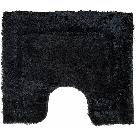 IVOL Tapis Contour Wc Uni - Noir - 50 X 60 Cm 1 IVOL Tapis Contour Wc Uni - Noir - 50 X 60 Cm