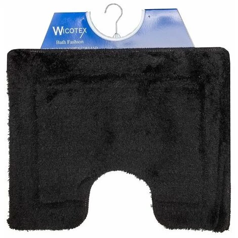 IVOL Tapis Contour Wc Uni - Noir - 50 X 60 Cm 2 IVOL Tapis Contour Wc Uni - Noir - 50 X 60 Cm – Image 2