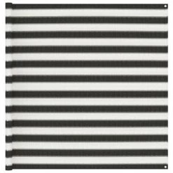 INLIFE Tapis De Tente 200x400 Cm Anthracite Et Blanc