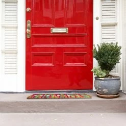 Relaxdays Paillasson, Fibres Coco, Inscription, Résistant Aux Intempéries, 60 X 40 Cm, Intérieur, Extérieur, Multicolore -Tapis et paillasson Soldes 60616590 3