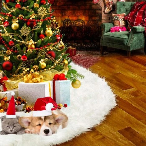 EINEMGELD Peau De Mouton Synthétique,Cozy Sensation Comme Véritable Laine Tapis En Fourrure Synthétique, Fluffy Soft Longhair Décoratif Coussin De Chaise Canapé Natte (Blanc(Ronde), 90 X 90cm) 3 EINEMGELD Peau De Mouton Synthétique,Cozy Sensation Comme Véritable Laine Tapis En Fourrure Synthétique, Fluffy Soft Longhair Décoratif Coussin De Chaise Canapé Natte (Blanc(Ronde), 90 X 90cm) – Image 3