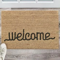 Relaxdays Paillasson En Fibres De Coco, Inscription, Antidérapant, 60 X 40 Cm, Pour Intérieur Et Extérieur, Nature/noir 7 Relaxdays Paillasson En Fibres De Coco, Inscription, Antidérapant, 60 X 40 Cm, Pour Intérieur Et Extérieur, Nature/noir -Tapis et paillasson Soldes 60704511 3