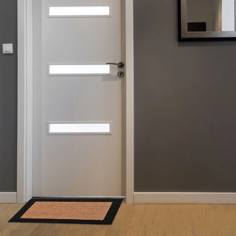 LUANCE Evideco Paillasson En Fibres De Bord Noir 61 X 33 Cm 4 LUANCE Evideco Paillasson En Fibres De Bord Noir 61 X 33 Cm – Image 4