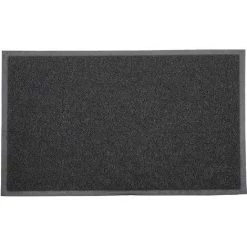 LUANCE Paillasson 45 X 75 Cm PVC - Gris Foncé